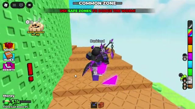 Climb Worm Tower wall climbing section