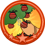 Reaper I badge - harvest milestone in Garden Horizons