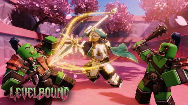 Levelbound party running a dungeon